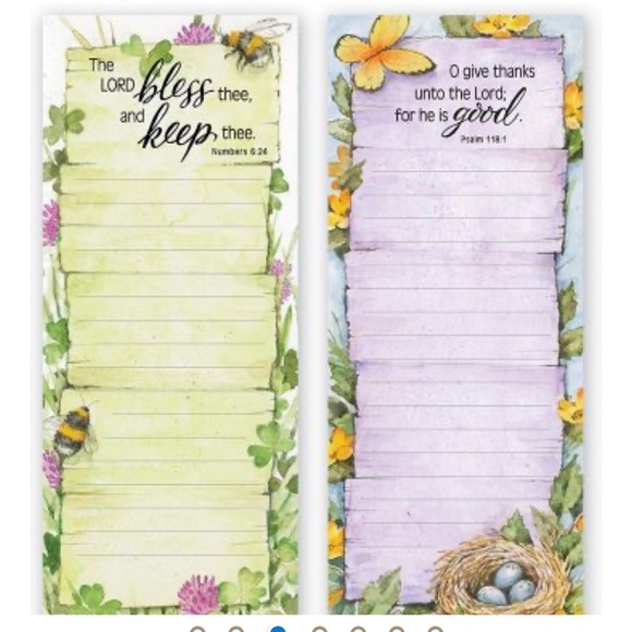 NWT 12 Seasonal Memo Pads Magnetic Back - Picture 4 of 11